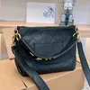 Fransız marka lüks kadın tasarımcı crossbody çanta ünlü çift mektup bayanlar omuz çanta çanta yüksek kaliteli orijinal deri lady alt koltuk çanta debriyaj çantası