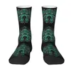 Meias masculinas Kawaii Great Cthulhu Homens Mulheres aquecidas 3D Imprima Lovecraft Mythos Octopus monster esportes Basquete