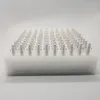 4pcs intake hole Full Ceramic Cartridge 0.8ML Snap Tops White Atomizer Carts for D8 D9 D10 510 Thread Empty Glass Tank for Thick Oil Cartridges 1000pcs/lot