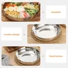 Dinnerware Sets Bibimbap Bowl Child Facial Accessories Stainless Steel Cereal Bowls Mixing Serving