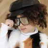 إكسسوارات أزياء أخرى ace acger square kids sunglasses baby boy girl festival punk sun glasses fashion eyeglasses shades uv400 oculos j230422