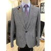 Mäns kostymer Blazers modedesigns Bourgogne Suit 3 Pieces Slim Fit Wedding For Men Luxury Blazer Groom Tuxedo Jacket Pants Vest Set