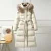 デザイナーノースフェイスメンズの膨らむジャケット長いパーカー冬の濃い温かいコート女性風の刺繍文字屋外