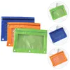 Binder Pouch Pen Bestand Blinder Zipper Pocket Pockets Pouches Document Mesh Doek Doekhouder Holder Statoreringen Bureau -enveloppen Ring