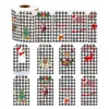 Emballage cadeau étiquettes de Noël autocollants 300 pièces gnomes sac joint rouleaux étiquettes auto-adhésives pour boîte de cadeau de fête