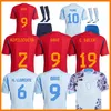22 23 24 24 Koszulki piłkarskie Pedri 2022 2023 Sergio Ramos Ferran Torres Morata Gavi Football Shirt Ansu Fati Koke Azpilicueeta 2022-23 Men Kids Kits Home Away Away Jersey