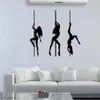 Autocollants muraux pôle danse papier peint Sport décalcomanie étanche révocable pour salon chambre murale Dw5059317N