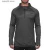 Gymkläder Mens Running Jackets Hoodies Fitness Sportwear Gym Clothing Body Building Workout Sweatshirt Jogging Training Hooded Sport Shirt T230422