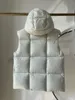 Damesvesten Donsjack Vest Korte kraag Capuchon Afneembaar Ontwerp Slanke vorm Warm en comfortabel 2023 Winter 1019