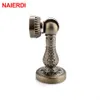 Naierdi Bronze Retro Design Zink Eloy Magnetic Door Stop Stopper Holder Catch Floor Montering med skruvar för familjens hem etc. 20101310J