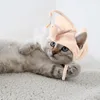 Costumi per gatti Giocattolo da prendere in giro per interni Testa di gattino che indossa un giocattolo Divertente interattivo