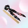 Helisopus Hair Paści Szyfon Kokonna długie włosy Scrunchies Modna Moda Vintage Floral Printed Rope Kobiet Akcesoria 7587595