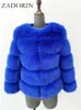 نساء الفراء فو فرو Zadorin S-5XL Mink المعاطف الخريف الشتاء Fluffy Black Faux Fur Coat Women Elegant Shicay Wark Fucts Jackets for Women Tops 231122