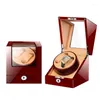 Watch Boxes M&Q 2 0 Sell China Supplier Mabuchi Motor Wood Planet Automatic Doubl Rotating Winder Box