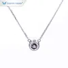 Tianyu Gems Fine Jewellery Charms Necklaces Customized 14K Moissanite Choker Jewelry Gold Pendant Necklace For Women