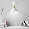Wandleuchte Nordic Wandleuchte Lichter E27 für Nachttisch Schlafzimmer Restaurant Wohnzimmer Licht Eisen Kunst Lampenschirm Befestigung