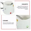 Vinglas för kaffekopp dricker kontor keramik tecup vatten muggar latte keramik porslin