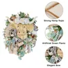 Fleurs décoratives Highland bétail tête de vache guirlande breloques pendentifs guirlande artificielle ornement cadeau de noël pour jardin intérieur