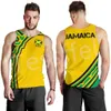 Débardeurs pour hommes Tessffel Mode Pays Drapeau Jamaïque Lion Emblème Rétro 3DPrint Hommes / Femmes Été Harajuku Gilet Casual Sans Manches TankTop No.4 230422