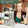 Scatole portaoggetti Organizzatore rotante per trucco Espositore cosmetico con supporto girevole a 360° per bagno camera da letto