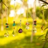 Garden Decorations Suncatcher Rainbow Crystal Prism Stained Glass Moon Light Catcher Christmas Tree Bell Decor Outdoor Hanging Window Wind Whime 230422