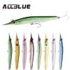 ALLBLUE ZAG 133 Needlefish Stick Needle Fishing Lure 133mm 30g Sinking Pencil 3D Eyes Artificial Bait Sea Bass Saltwater Lures T19212q