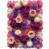 Decorative Flowers Artificial Rose Wall 40X60CM Wedding Supplies Embroidery Flower Display Studio Window Decoration Silk Background