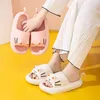 Slippers platform dia's slipper flip flop flops zomer sandalen strand cartoon muis schattig kawaii non slip home mannen mannelijke dames vrouwelijke anti -slip