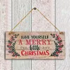 Рождественские украшения, веселые украшения для дверной рамы, креативные деревянные украшения Санта-Клауса, Лось, Ангела, подарок на год