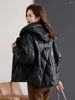 Women's Leather 2023 Promotion European Small Jacket Down Women Sheep Short