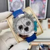 40MM U1 Mens Relógios Mecânicos Automáticos Vidro Safira Aço Inoxidável Céu Azul Dial Fecho Sólido Montre de Luxe Super Luminoso À Prova D 'Água