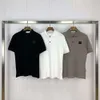 2023 Polo da uomo Retro Brand Fashion Classic T Uomo T-shirt Ricamo Manica corta Estate Risvolto Tinta unita Petto Lettera Decorazione Tops Stones Island 688ss