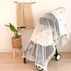 Teile koreanischer Stil Kinderwagen Moskiton Net Mesh Fly Insect Shield Protection Summer Sunscreen Wagenabdeckung Crib Netting Accessoire 230421