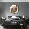 Lâmpada de parede lua led mural luz decoração para quarto sala estar jantar corredor sofá fundo interior moderno design arte style234a