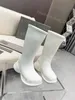 Boots Boots Fall Winter Winter Women's Rain Boots Men's Coll Color Rubber Rubber Roofbroom Walking Platform Platfor