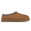 Chinelos Ugglie Designer Tazz Tasman Chinelos Goldenstar Clog Chinelos Boston Tamancos Golden Star Beach Sandália Mulheres Homens Outono Semente de Mostarda Castanha Inverno Eur 36-44