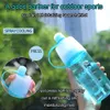 Vattenflaska Sport Vatten Bott Spray Bott Outdoor Portab Water Cup Fashion Stora kapacitet Cool Summer Drinkware Travel Bike Shaker New Q231122