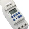 Timery 1PC Digtal Programowalne przekaźnik czasowy mikrokomputerowy elektroniczny cyfrowy przełącznik DIN DIN Control z/bez blokady 230422