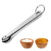 Mätverktyg 5st små mätskedar rostfritt stål krydda torrt och flytande ingrediens kök mearure verktyg 230422