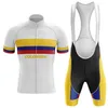 2022 Colombia Cycling Jersey Set Summer Mountain Bike Clothing Pro Bicycle Jersey Sportswear Suit Maillot Ropa Ciclismo243L