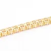 Champagne Moissanite Tennis Chain Armband Yellow Gold Tennis Armband Bästa gåva till Women Mothers Day Gift