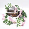 Fleurs décoratives Artificielle Soie Glycine Fleur Rotin Plantes Vigne Pour La Maison Décoration Chambre Jardin Bohème Romantique Décor De Mariage