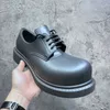 2023 14 uomini di stile scarpe di cuoio steroidi passerella casuale derby scarpa da sposa da uomo lace up suola spessa moda scarpe eleganti nere 39-45