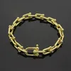 Designer New Fashion T Chain Bracelet Brand Charm U-shaped Bracelet for Women and Men 18k Gold Titanium Steel Luxury Jewelry