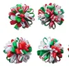 Headwear Hair Accessories Christmas Flowers Balls Hair Bows Clip Loopy Ribbon Kids Girls Xmas Hairpins Elastic Hairbands Bobbles Headband 100pcs HD3236 231121