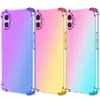 Parachoques de Color degradado a prueba de golpes de 1,5 MM, funda suave de Tpu con cambio de Color degradado para Nothing Phone 2 1, funda protectora de lujo