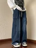 Herenbroek y2k ahetic mode hiphop jean vrouwen heren broek vintage straisht lading broek losse harajuku streetwear mode pantalons g230422