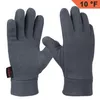 Sporthandskar ozero unisex vinterfleece handske full finger varm skid snowboard mitten kallt väder vindtät rinnande pekskärm cykelhandskar 231122