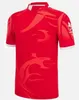 T-shirt da uomo 2024 New Wales Rugby Jersey Maglie della squadra nazionale Cymru Sever Versione Coppa del mondo Polo T-shirt Top Welsh Rugby Training Jesery Taglia S-5xl