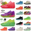 Zapatos de baloncesto Lamelo Ball OG Zapatillas de deporte originales Melo MB.03 Rick y Morty Toxic Nickelodeon Slime Diseñador Lemelo MB.02 MB.01 Zapatillas de deporte para hombre Mujer Zapato al aire libre Dhgate